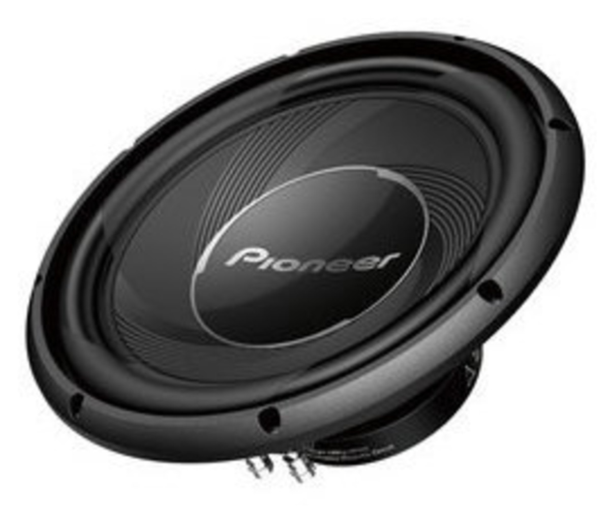 Pioneer 12'' subwoofer, A-serien, enkel talspole 4 ohm - TS-A30S4 - 2