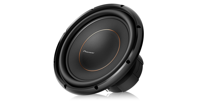 Pioneer 12'' subwoofer, A-serien, enkel talspole 4 ohm - TS-A30S4