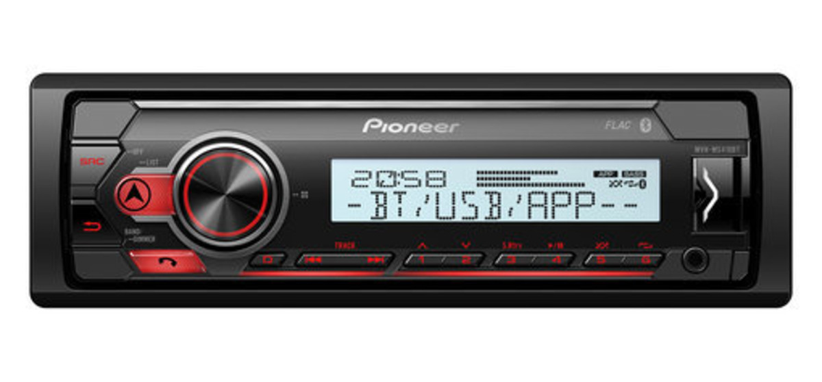 Pioneer - Pioneer Marine 4x50W, USB,iPod,Aux,Blåtand - MVH-MS410BT - 2