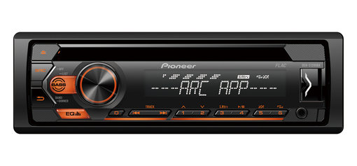 Pioneer MVH-S120UBA 4x50W,USB,Aux, 1 Lineout, kort . - MVH-S120UBA