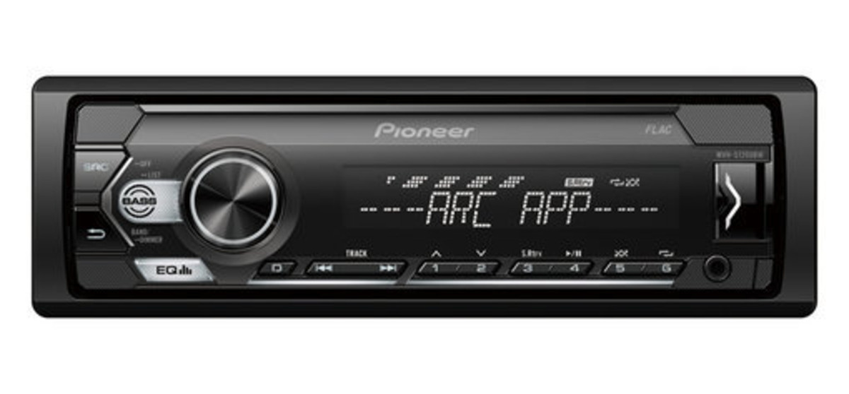 Pioneer MVH-S120UBW 4x50W,USB,Aux, 1 Lineout, kort . - MVH-S120UBW - 2