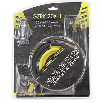 Ground Zero 20 mm2 cable kit
