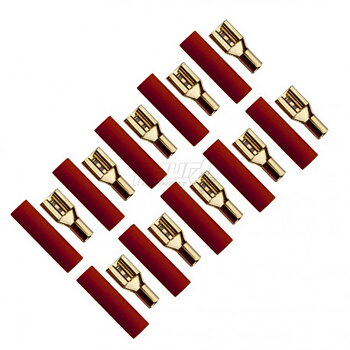 FOUR Connect 4-690742 flat connector 2.5mm², width 4.8mm, red, 10pcs