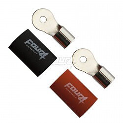 FOUR Connect 4-690916 M6 ring terminal 50mm², 1x red ja 1x black