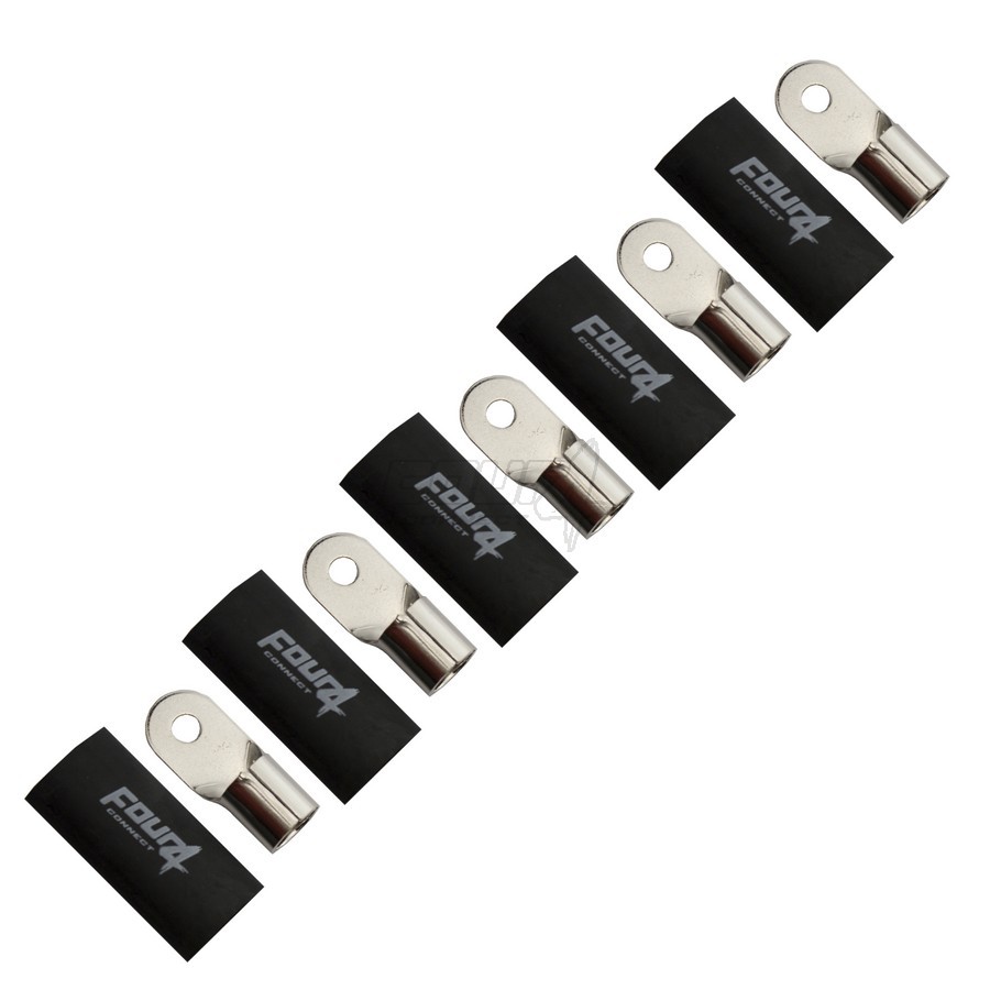 FOUR Connect 4-690956 M6 ring terminal 50mm², 5x black - 2