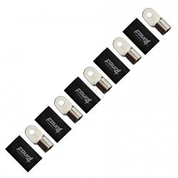 FOUR Connect 4-690975 M8 ring terminal 70-100 mm², 5x black
