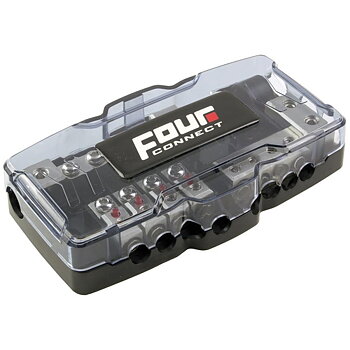 4 Connect 4-FB420 +/- fuseholder 2x50/4x20mm2