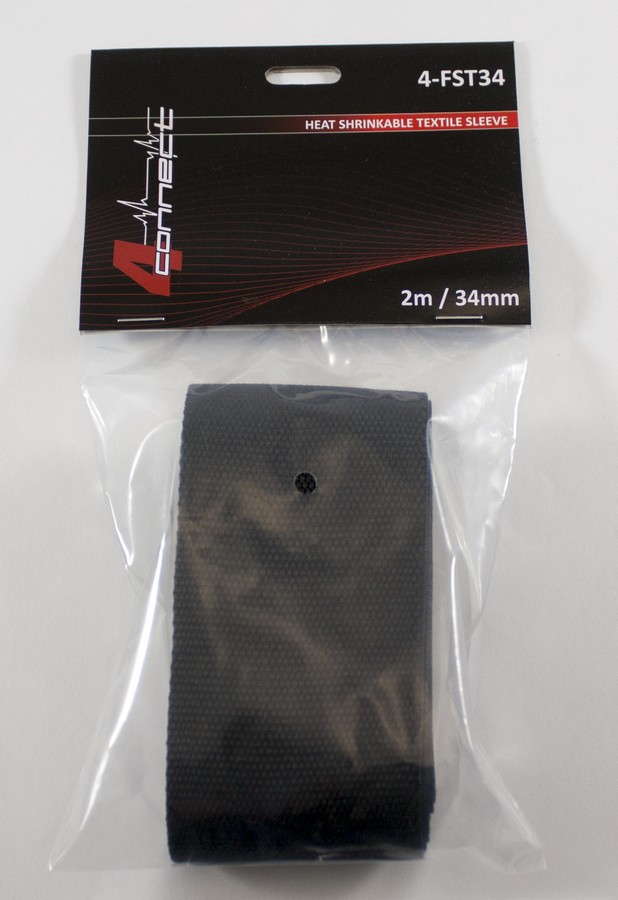 FOUR Connect 4-FST34 fabric/polyester shrink tube 34mm/2m