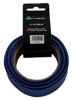 FOUR Connect 4-STS3B19 Shrink tube,  2:1 blue 19mm 3m