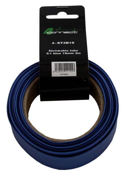 FOUR Connect 4-STS3B19 Shrink tube,  2:1 blue 19mm 3m - 2