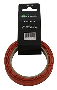 FOUR Connect 4-ST3R10 shrink tube,  2:1 Red 10mm 3m