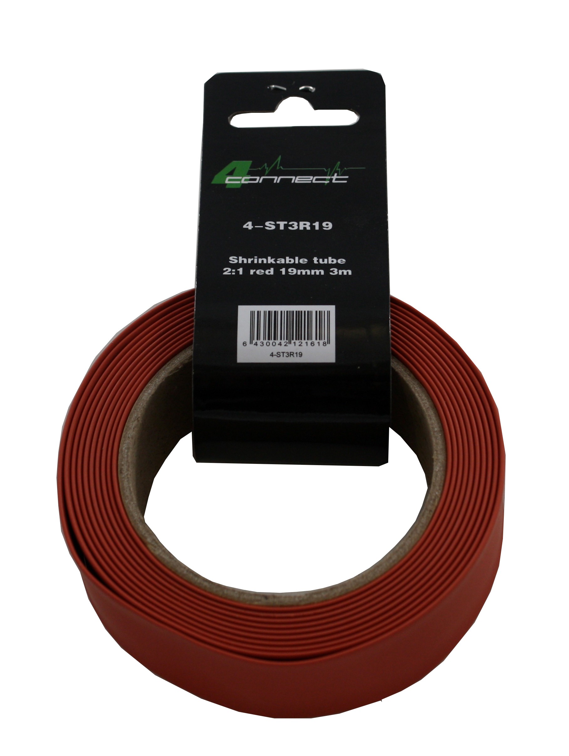 FOUR Connect 4-ST3R19 shrink tube,  2:1 Red 19mm 3m - 2