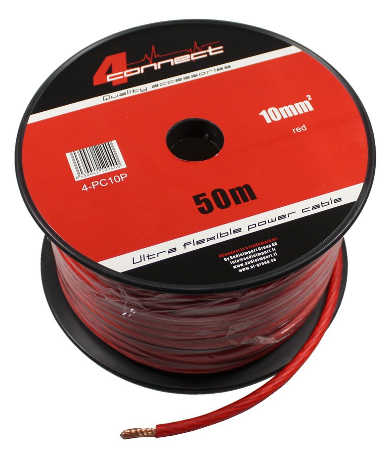 FOUR Connect 4-PC10P power cable 10mm2 red 50m - 2