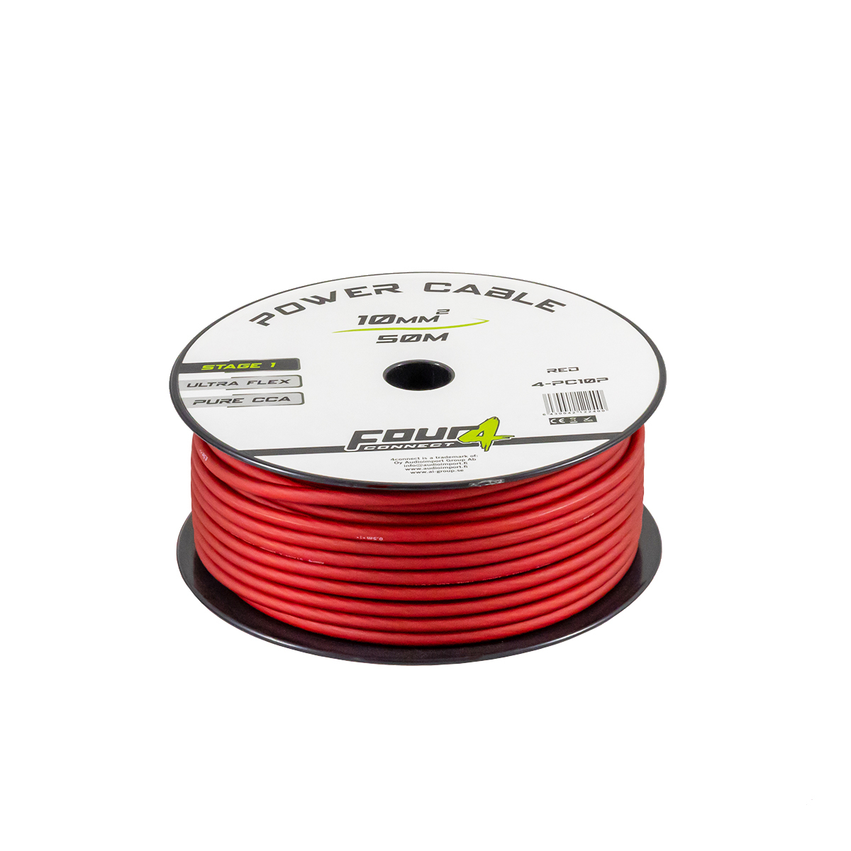 FOUR Connect 4-PC10P power cable 10mm2 red 50m - 4