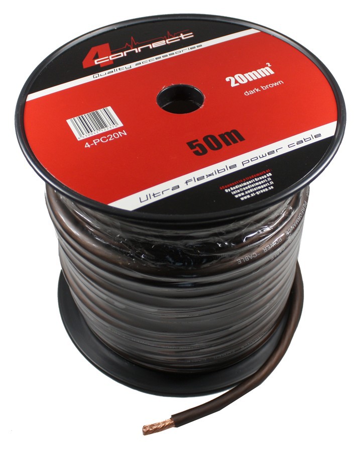 FOUR Connect 4-PC20N power cable 20mm2 grey 50m - 2
