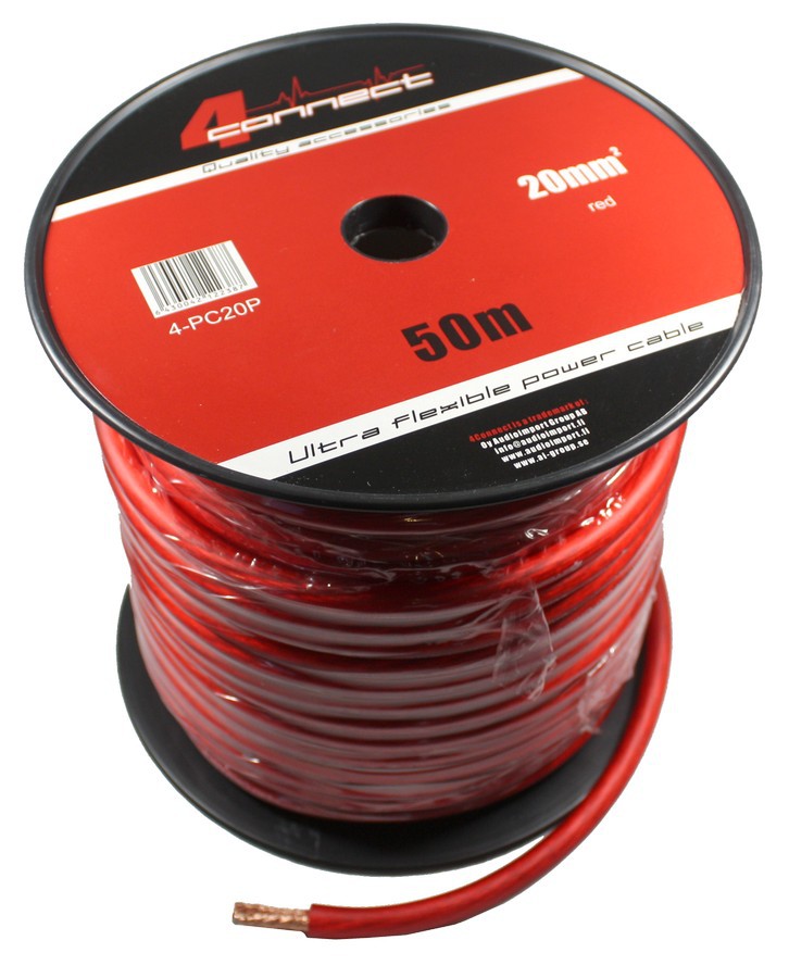 FOUR Connect 4-PC20P power cable 20mm2 red 50m - 2