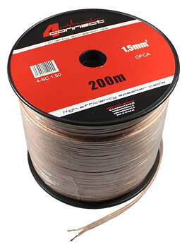 FOUR Connect 4-SC1.5 Speaker cable 1.5mmq OFCA 200m
