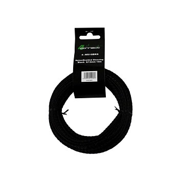 FOUR Connect 4-NS10BK6 fabric/nylonsock Black 6/12mm 10m