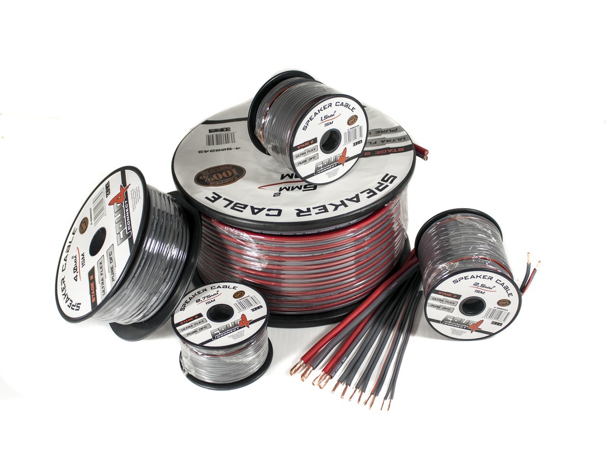 FOUR Connect 4-800245 STAGE2 OFC speaker cable 2x10.0mm2, 40m - 3