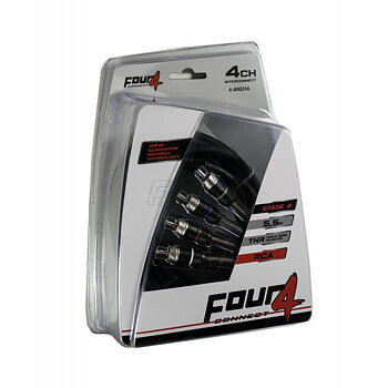 FOUR Connect 4-800256 STAGE2 RCA-cable 5.5m, 4ch