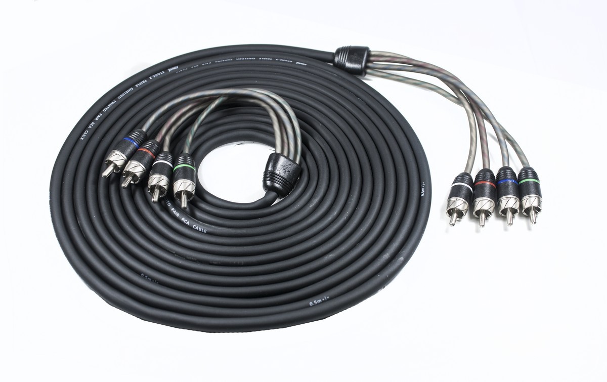 FOUR Connect 4-800256 STAGE2 RCA-cable 5.5m, 4ch - 3