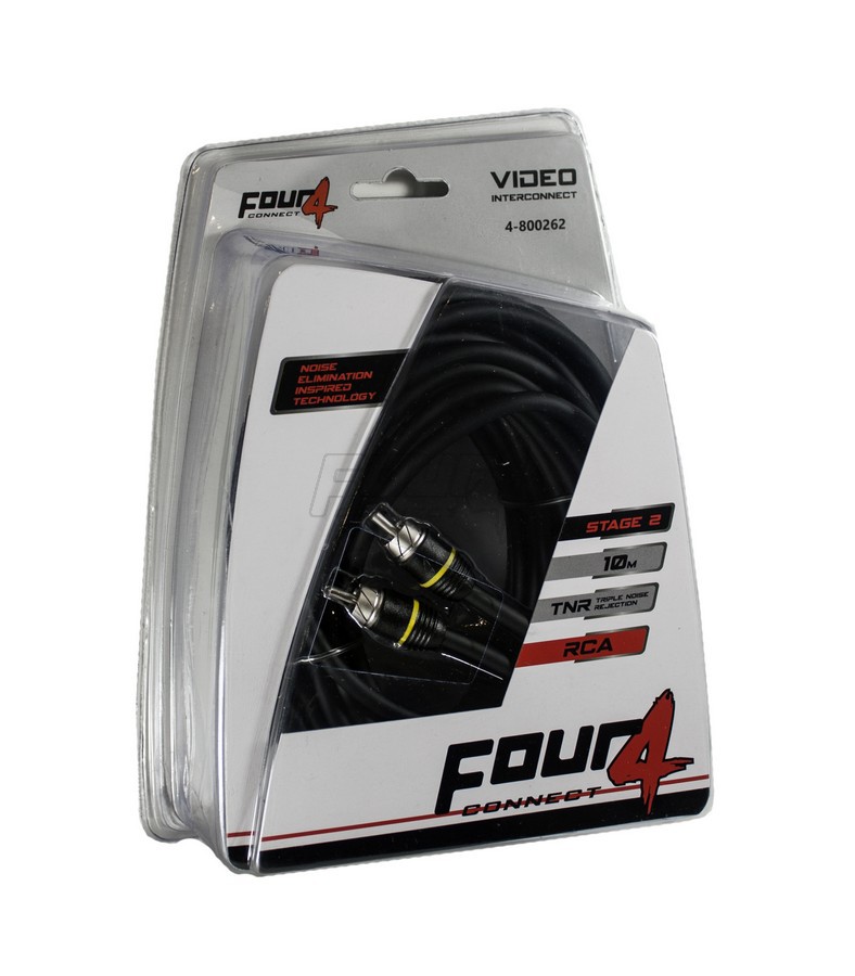 FOUR Connect STAGE2 4-800262 RCA-video 10.0m - 3