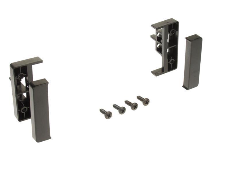 ACV 1-DIN facia plate Audi A2 / A3 / A4 / A6 black 100568