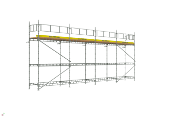 Byggställning från HAKI Komplett 12x6 meter, 140cm trall