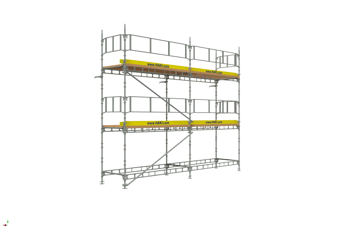 Byggställning från HAKI Komplett 6x6 meter, 195cm trall