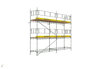 Byggställning från HAKI Komplett 6x6 meter, 140cm trall
