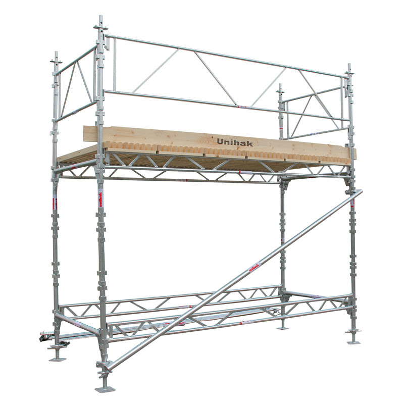 Byggställning från Unihak Komplett 3x4 meter, 140cm trall  