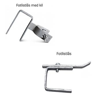 Fotlistlås