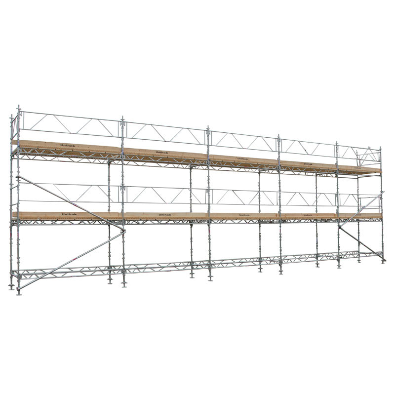 Byggställning från Unihak 15x6 meter, 140cm trall - 2 bomlag