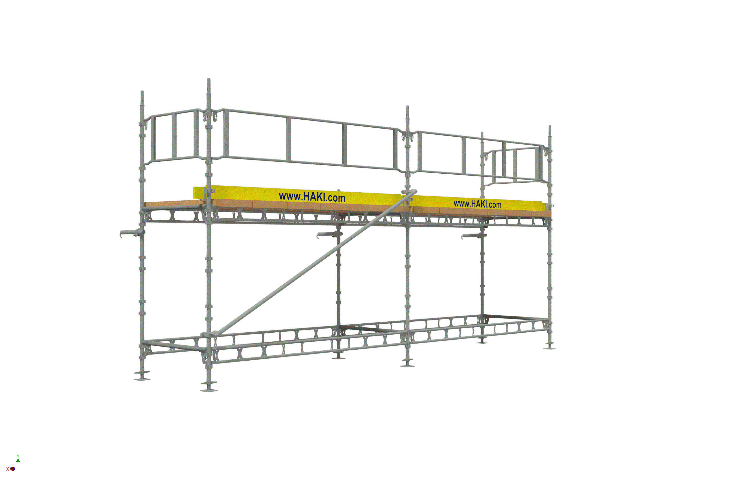 Byggställning från HAKI Komplett 6x4 meter, 195cm trall