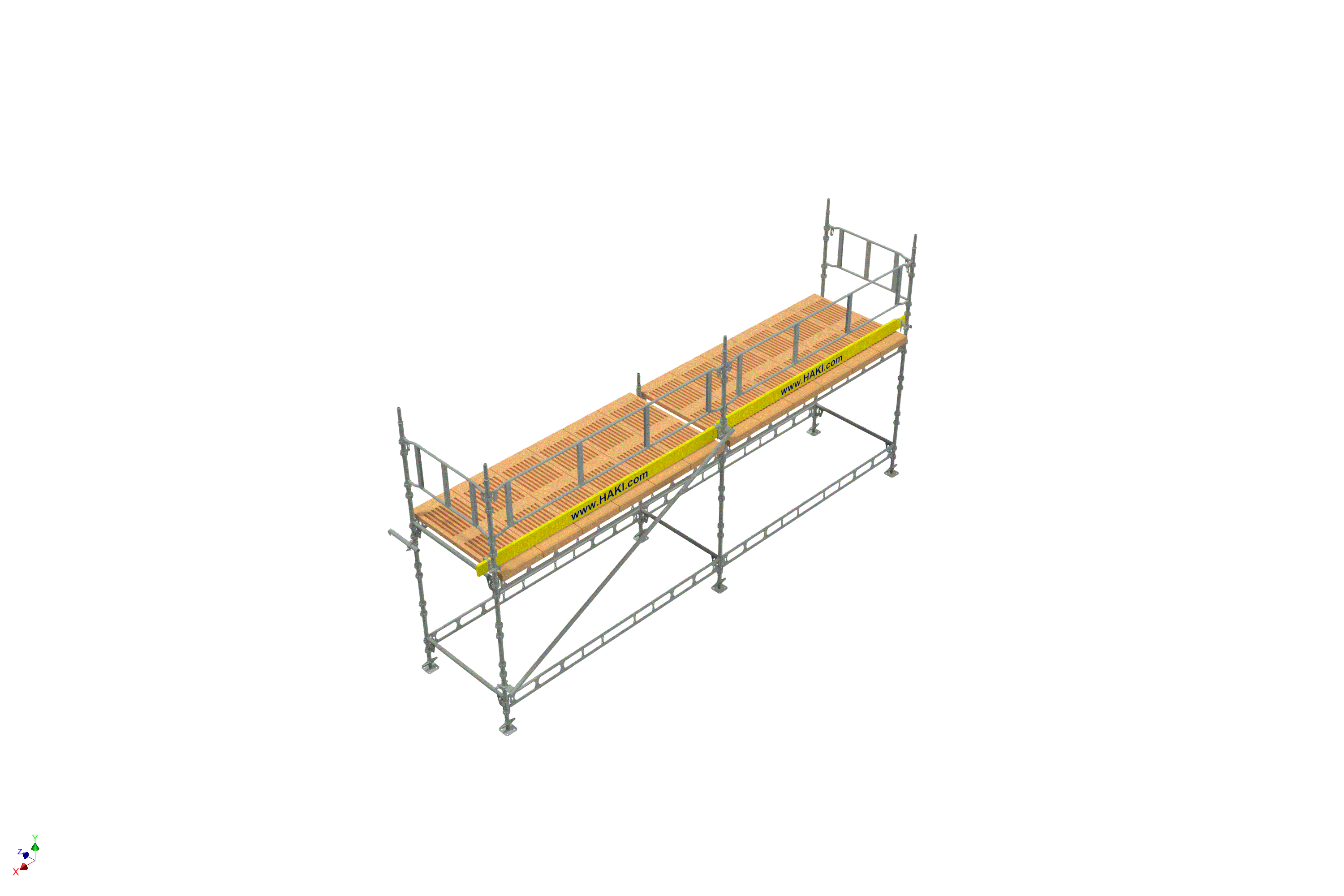 Byggställning från HAKI Komplett 6x4 meter, 195cm trall - 2