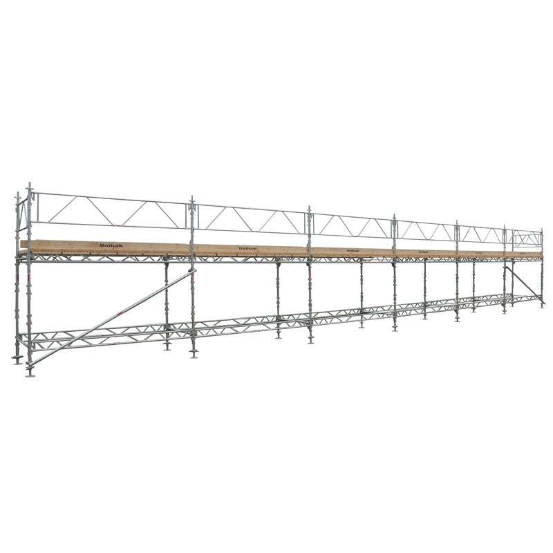 Byggställning från Unihak 18x4 meter, 195cm trall