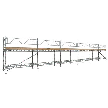 Byggställning från Unihak 18x4 meter, 195cm trall