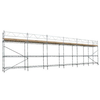 Byggställning från Unihak 18x6 meter, 195cm trall