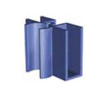 Fotlistbeslag Plast LFP 150x32