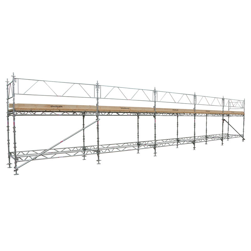 Byggställning från Unihak 15x4 meter, 140cm trall