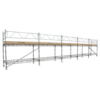 Byggställning från Unihak 15x4 meter, 140cm trall