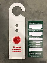 Ställningsskylt