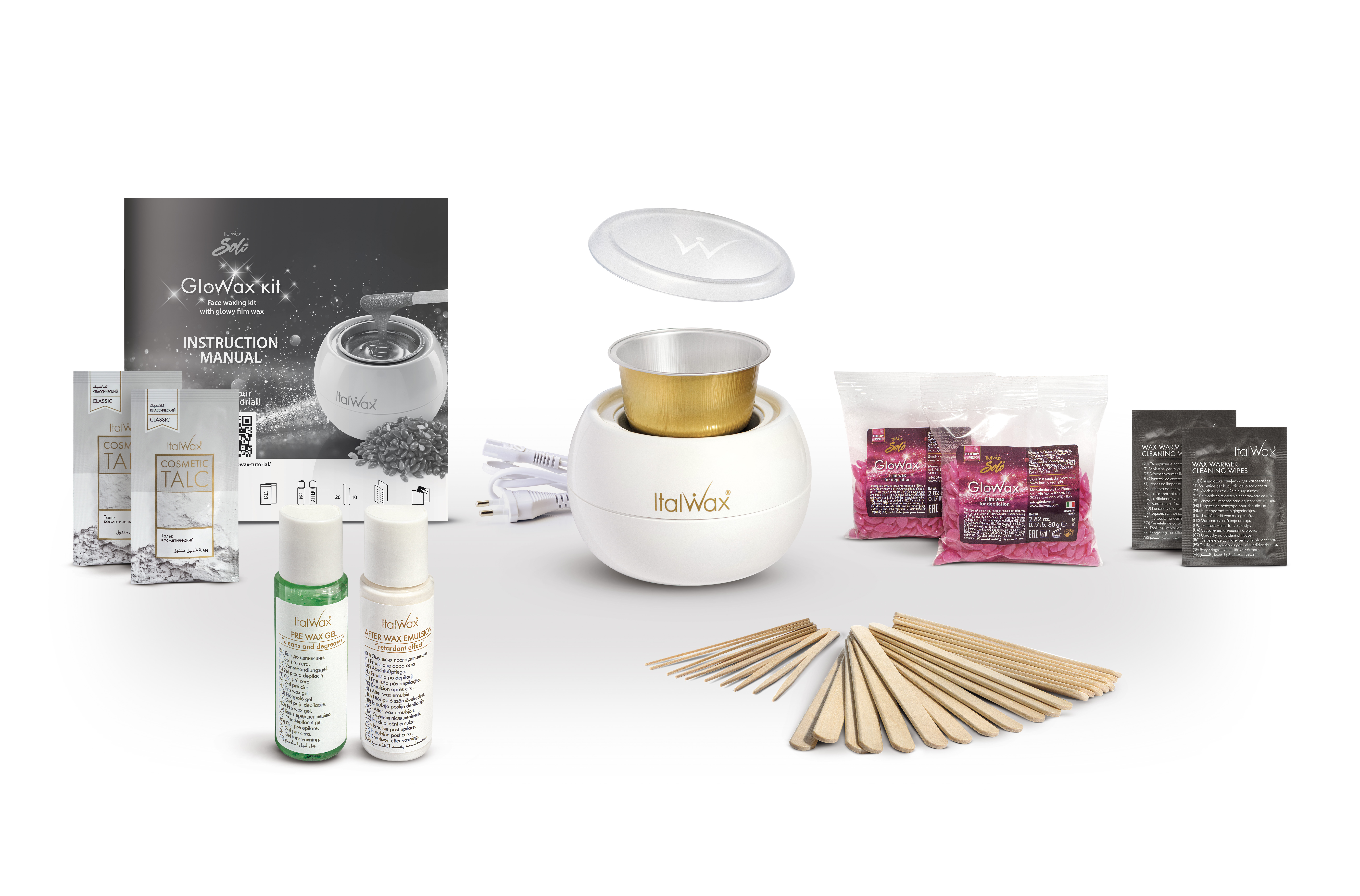 ItalWax hjemmebruk,  produkter for salg i butikk, klinikk eller på web-shop.