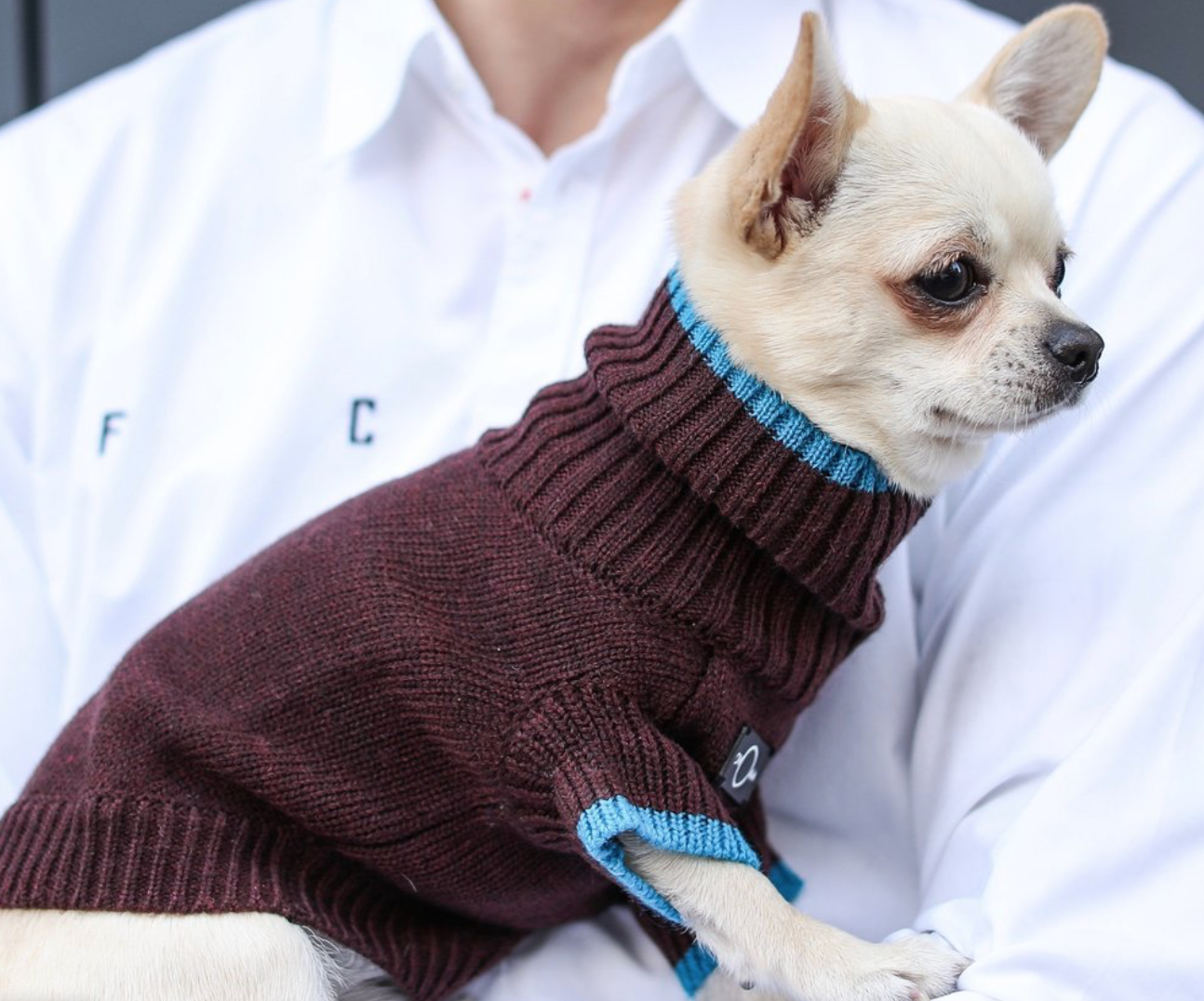 Overglam Turtleneck Sweater Brown/Bordeaux - 2