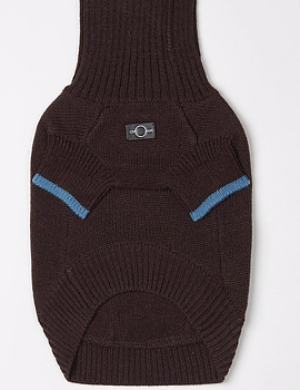 Overglam Turtleneck Sweater Brown/Bordeaux