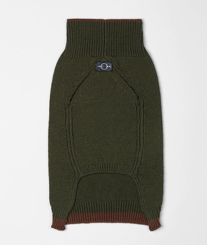 Overglam Sweater With Stripes On The Sides Green