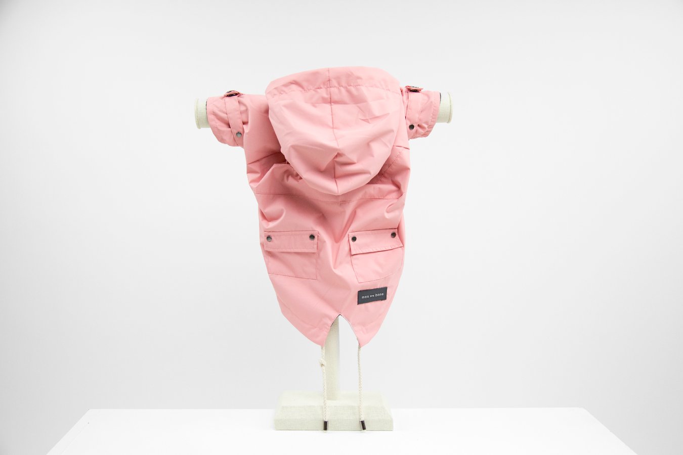 Max Bone Raincoat Dog Pink - 2