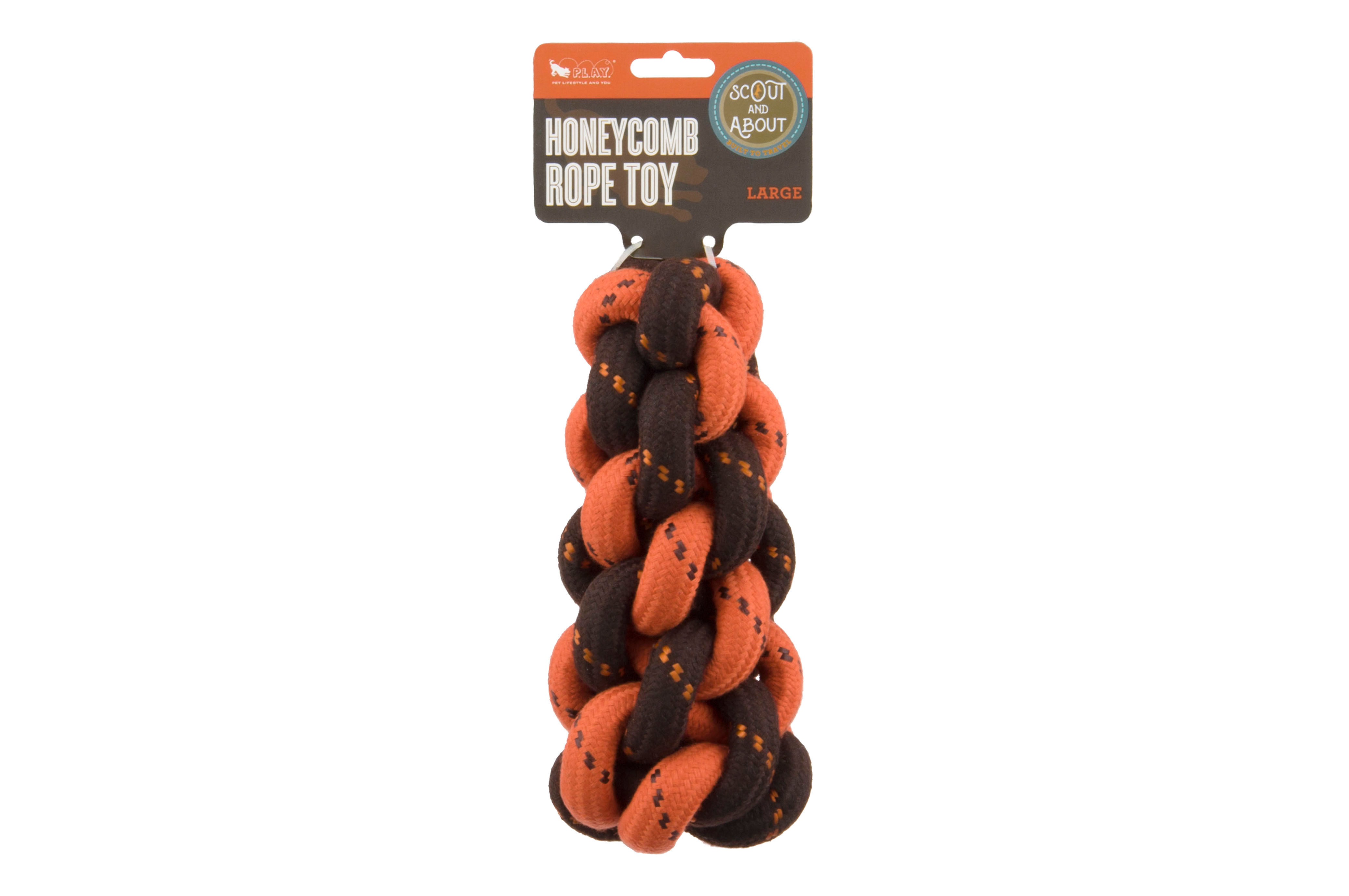 Pet Play Rope Honeycomb Hundleksak - 3