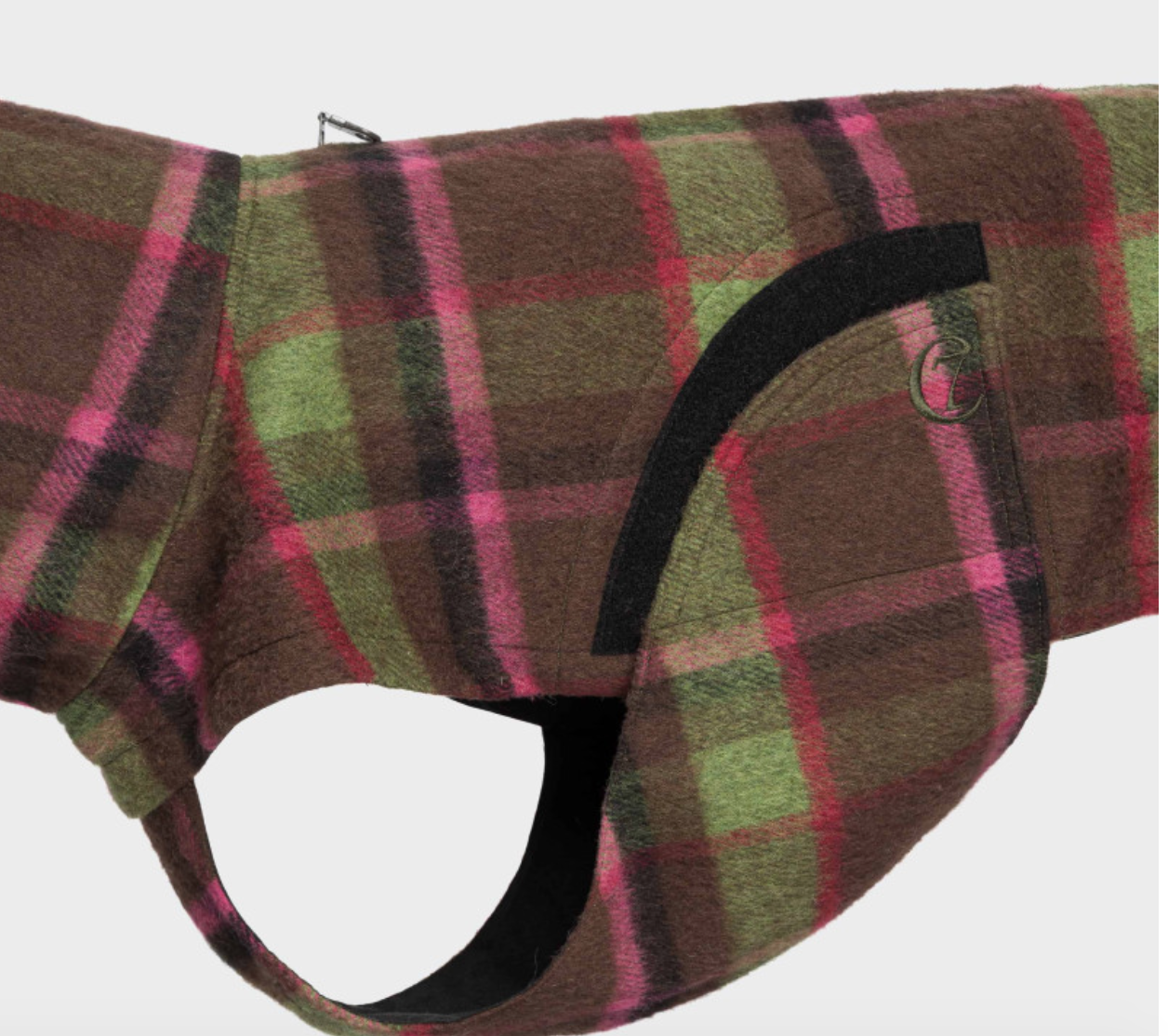 Cloud7 Dog Coat Glasgow Plaid Pink - 2