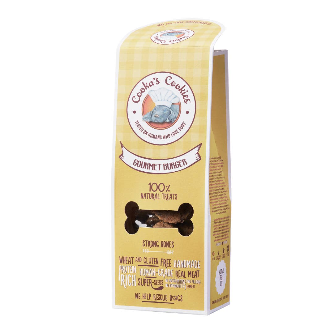 Cooka's Cookies Gourmet Burger - Natural Dog Treats
